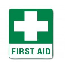 First Aid Metal Tin Or Poly Safety Sign 300x225mm,450x300mm Or 600x450mm