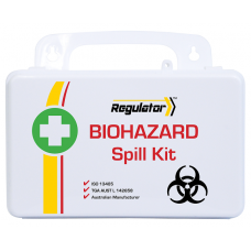 Spill Kit Biohazard Wall Mount Regulator Plastic Kit Work Office Factory