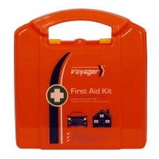 First Aid Kit Voyager Neat Car Home Plastic Case Kit