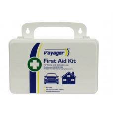 First Aid Kit Voyager Weatherproof Car Or Home Plastic Kit