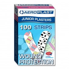 Bandaids Junior Plastic Super Adhesion Strip Plasters 100 First Aid 