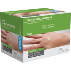 Band Aid Plastic Spots Super Adhesion Wound Protection Plasters x100 First Aid