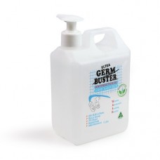 Hand Sanitiser Germ Buster 1 Litre Pump Antibacterial  x2 Units