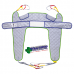 Aspire Deluxe Hygiene Access Sling - Polyester