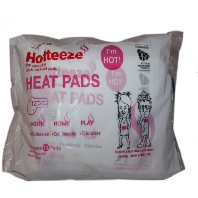 Hotteeze Heat Pads 1 Per Pack Up To 12 Hrs Of Heat Self Adhesive Foot Warmers