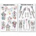 Pocket Physio Lockeroom Trigger Point Massage Tool Various Colours X5 Pieces