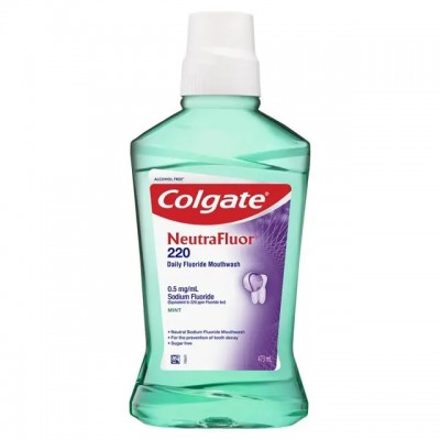 Colgate NeutraFluor 220 Daily Fluoride Mouthwash Mint 473mL Colgate NeutraFluor 220 Daily Fluoride Mouthwash Mint 473mL