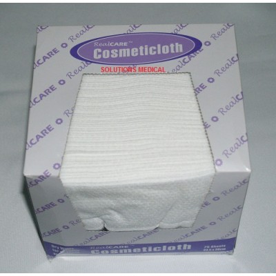 Realcare Cosmeticloth 33.5 X 30 Cm Dry Wipes 75 Sheets/box