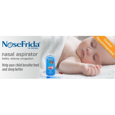 Nosefrida Baby Nasal Aspirator Plus 1 X 20 Filters Snotsucker (Nose Frida)