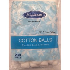 Cotton Balls Real Care Pure Soft & Gentle Cotton 200/pkt X2
