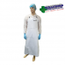 Heavy Duty Pvc Apron Waterproof White Food / Chemical Work Haccp Certified