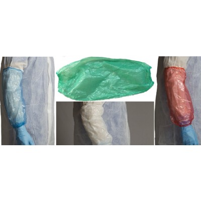 Polyethylene Sleeve Covers Hygiene & Water Barrier Red Blue Green White