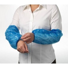 Sleeve Protectors (Blue) Water Resistant Pe 100 Pieces
