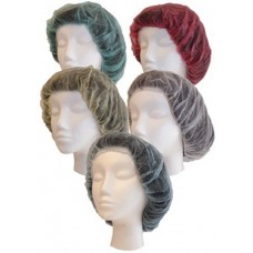 Berets Crimped Surgical & Food Prep Caps Hair Head Covers Various Colours 21"