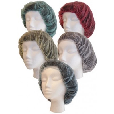 Berets Crimped Surgical & Food Prep Caps Hair Head Covers Various Colours 21"