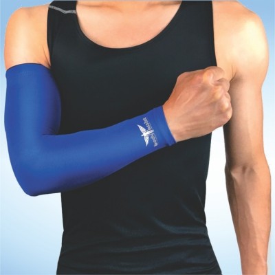 Bodyassist Compression Sports Arm Sleeve Electric Blue