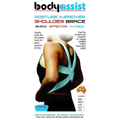 Bodyassist Posture Improver Corrector Shoulder Brace Support Bodyassist