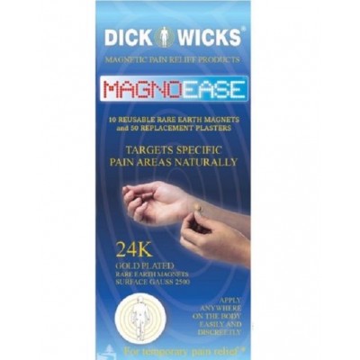 Dick Wicks Magnoease 10 Spot Magnet Pack or Replacement Plasters Pain Therapy