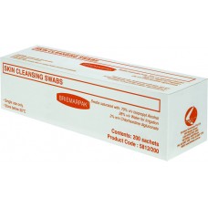 Briemarpak Large Skin Cleansing Swab 2% Chlorhexidine 70% Isopropyl Alcohol 5812