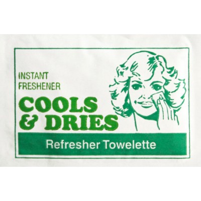 Refresher Towels Cools & Dries Towelettes Loose Pack Briemarpak Cd1000