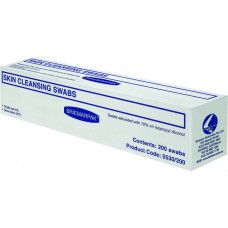 Briemarpak Alcohol Wipes Swabs Skin Cleansing 70% Ipa Australian Made 5530