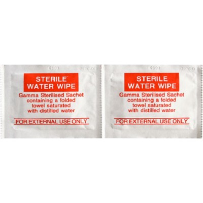 Sterile Water Wipes X 100 Pieces Briemarpak