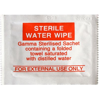 Sterile Water Wipes Briemarpak Wp1020
