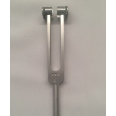 Armo Superior Quality Tuning Fork C256 Brushed Aluminium With Weights