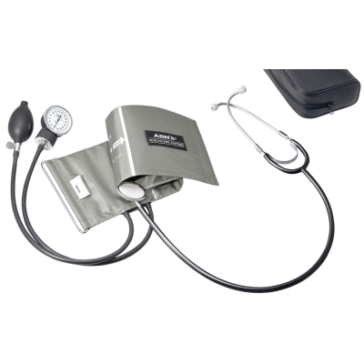 Sphygmomanometer Blood Pressure Kit Aneroid Abn Quality Grey Cuff Tga Approved