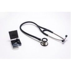 Premium Cardiology Stethoscope Dual Head Abn Stainless Steel Black X1
