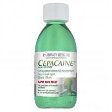 Cepacaine Mouthwash Liquid 200mL