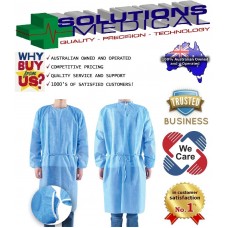 Isolation Gowns Long Sleeve Blue Task Standard Size