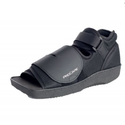 Procare Squared Toe Post-op Shoe Black Xsmall To Xlarge