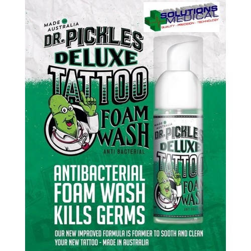 Dr Pickles Deluxe Formula Foaming Tattoo Wash 50ml Antibacterial Soap Wash