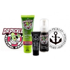 DR Pickles Tattoo Aftercare Pack 75g Balm + 50ml Foam Wash + 20g Artist Black