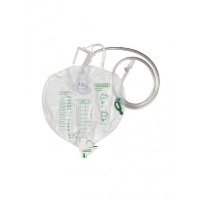 Bard Urine Drainage Bag Centre Entry Lever Tap 2000ml 154002