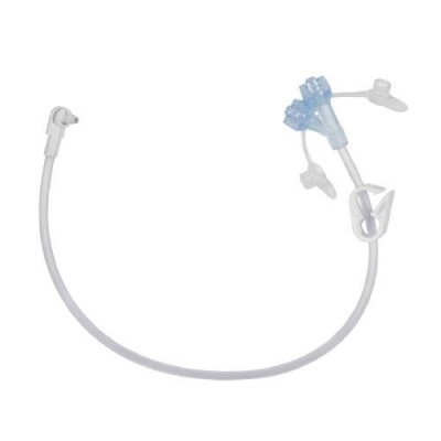 MIC-KEY 60.9cm Low Profile ENFit Extension Set Right Angle Y 0141-24