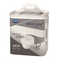 Molicare Premium Mobile 10 Drops Medium 14/Pkt Waist 80  - 120cm Unisex 2626ml 915878