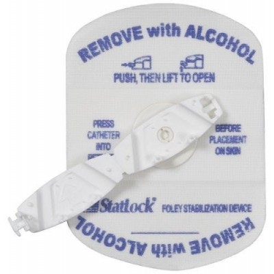 Statlock Foley Adult 3 Way Catheter Stabilization Device Skin Prep Leg Bag X1 Bard FOL0105