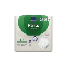 Abena Pants L3 Large Waist 100 140cm Unisex 2400ml White/ Green Stripe 15/Pkt SA1000021327