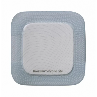 Biatain Silicone Adhesive Foam Dressing Lite, 10 x 10cm 33445