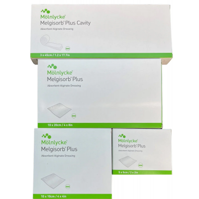 Molnlycke Melgisorb Plus Alginate Cavity Dressing - All Sizes