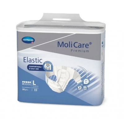 Molicare Premium Elastic 6 D Large Waist 115 - 145 Cm Unisex 2349ml 165273 Molicare Premium Elastic 6 D Large Waist 115 - 145 Cm Unisex 2349ml 165273