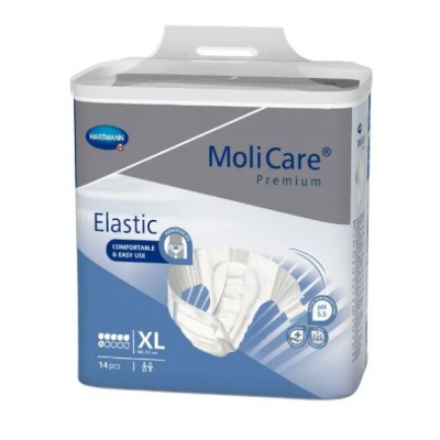 Molicare Premium Elastic 6 D XL Waist 140 - 175 Cm Unisex 2786ml 165274