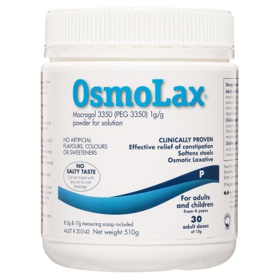 Osmolax Laxative Powder 30 Dose 510 Gm