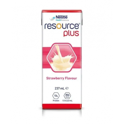 Resource Plus Strawberry Prism 237ml Tetrapak 12597797