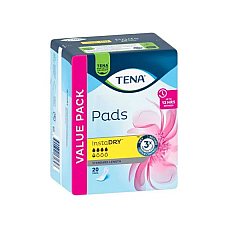Tena Pads Instadry Standard Length 312 x 121 Mm 410ml 20/Pack 760852