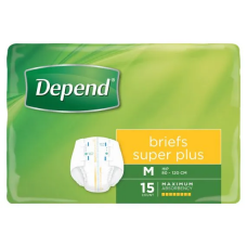 Depend Brief Super Plus Medium Waist 80 120cm Unisex 3520ml Yellow 17410 Depend Brief Super Plus Medium Waist 80 120cm Unisex 3520ml Yellow 17410