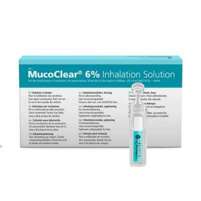 Mucoclear 6% Hypertonic Saline Inhalation 60/Box Mucoclear 6% Hypertonic Saline Inhalation 60/Box