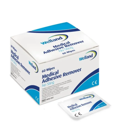 Welland Adhesive Remover Wipes  WAD060